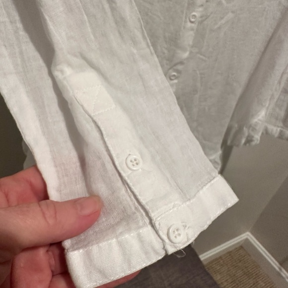 VOLCON XL Sheer White Top NWOT - Picture 4 of 7